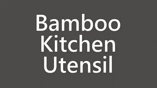 Couverts en bambou Couverts Cuillère Couteau Fourchette