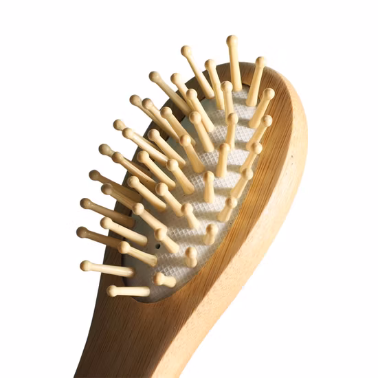 Peigne à cheveux pliable en paille de blé court, hôtel bon marché/peigne à cheveux en bambou pour hôtel